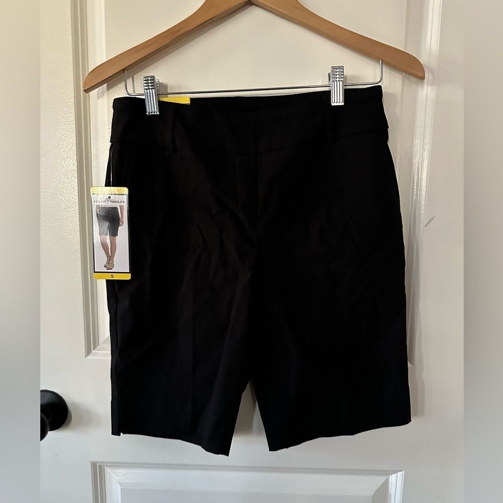 NWT Hillary Radley Black Bermuda Women's Shorts Size Small